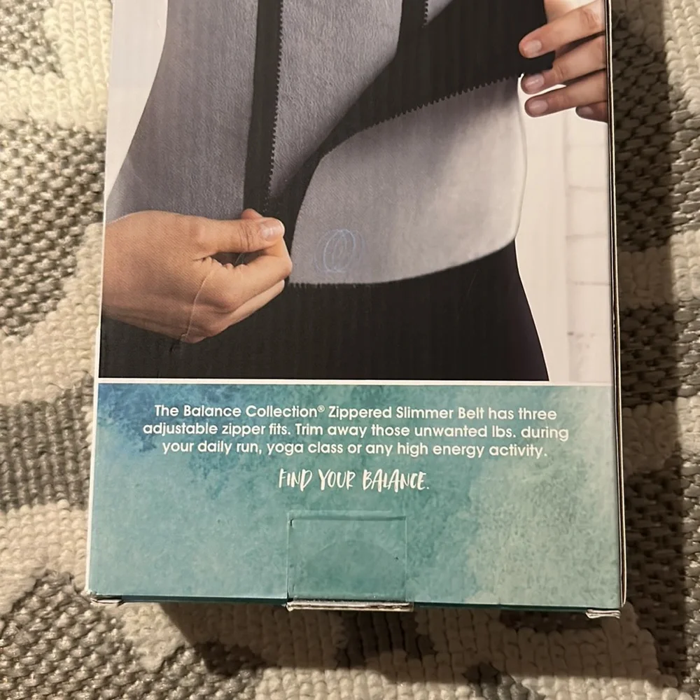 Workout Exercise Zippered Slimmer Belt NEW - Picture 6 of 8